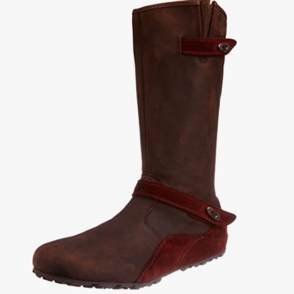 Size‎ 5 Women's Merrell Leather Boots Haven Autumn Waterproof Brown Cinnamon